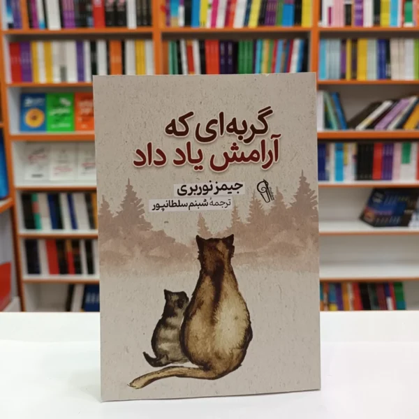 کتاب گربه ای که آرامش یاد میداد اثر جیمز نوربری انتشارات آزرمیدخت