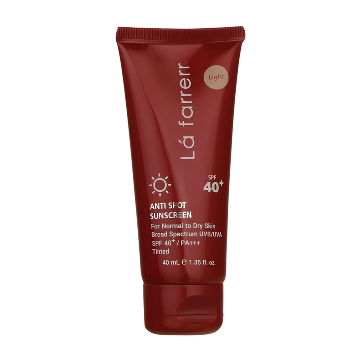 25316-202472113314671.jpg کرم ضد آفتاب و ضد لک رنگی مدل SPF40 مناسب پوست نرمال و خشک حجم 40 میلی لیتر - تصویر 1