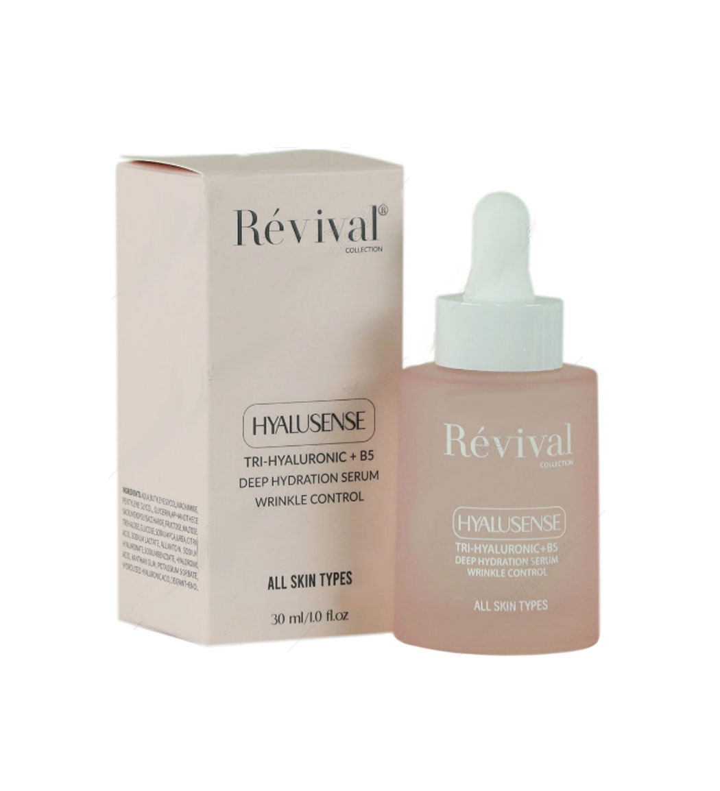 Revival-Hyalusense-Tri-Hyaluronic-Serum-30ml.khanoumi-2023927122229104.jpg سرم آبرسان و روشن کننده پوست 48 ساعته حجم 30میلی لیتر - تصویر 1
