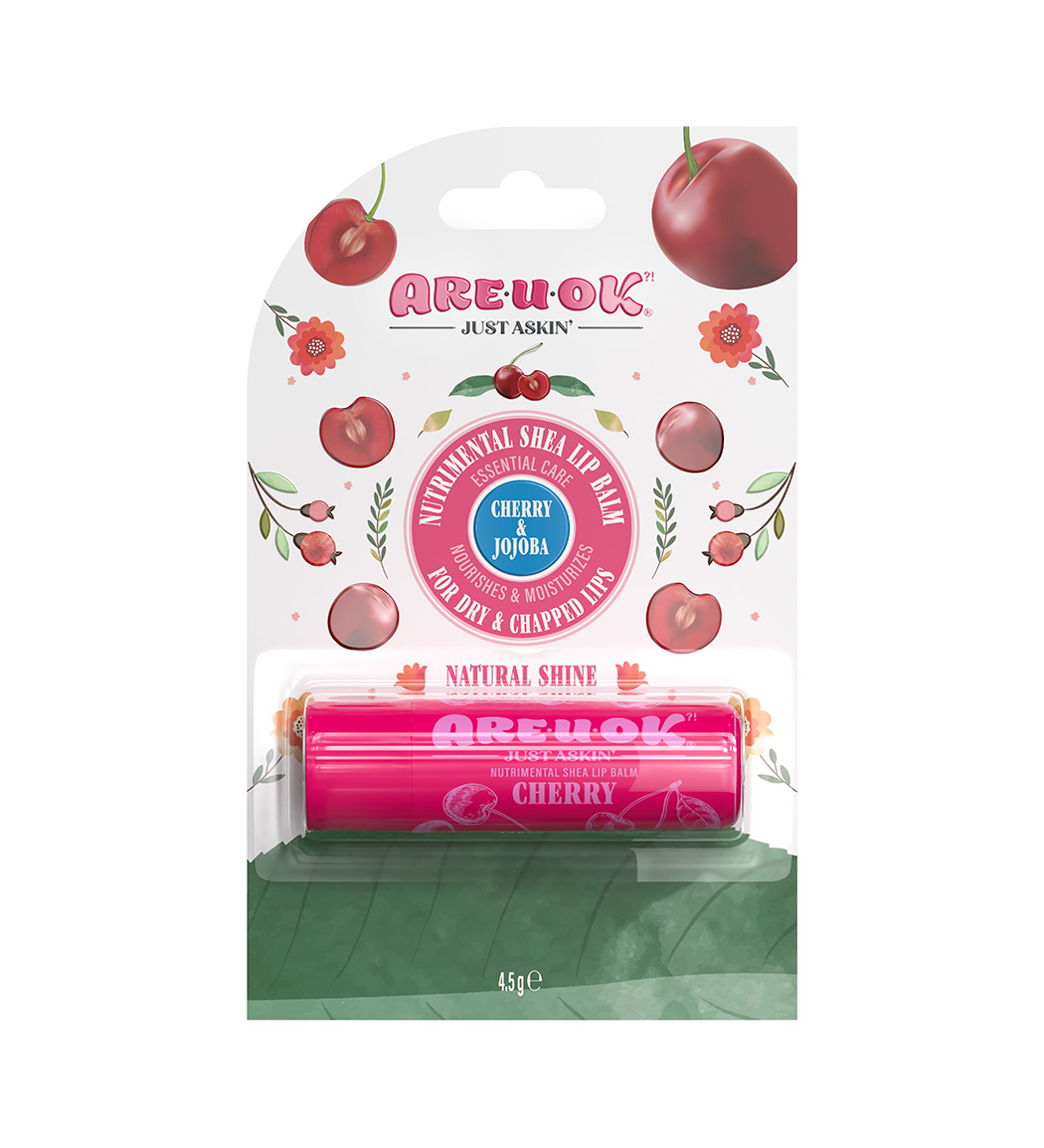 are-you-ok-cherry-lip-balm-khanoumi-202427174528982.jpg بالم مرطوب کننده لب گیلاس - تصویر 1