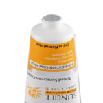 کرم ضد آفتاب رنگی شماره مناسب پوست خشک spf50 درمالیفت حجم 40 میل