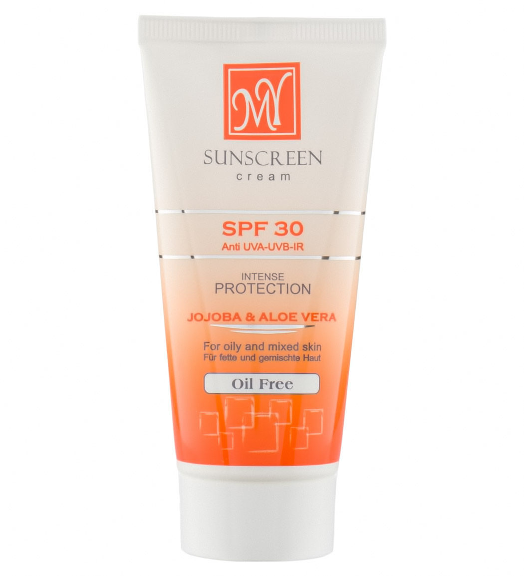 کرم ضد آفتاب بی رنگ با SPF30 مناسب پوست چرب و مختلط مای حجم 50 میلی لیتر کرم ضد آفتاب بی رنگ با SPF30 مناسب پوست چرب و مختلط مای حجم 50 میلی لیتر
