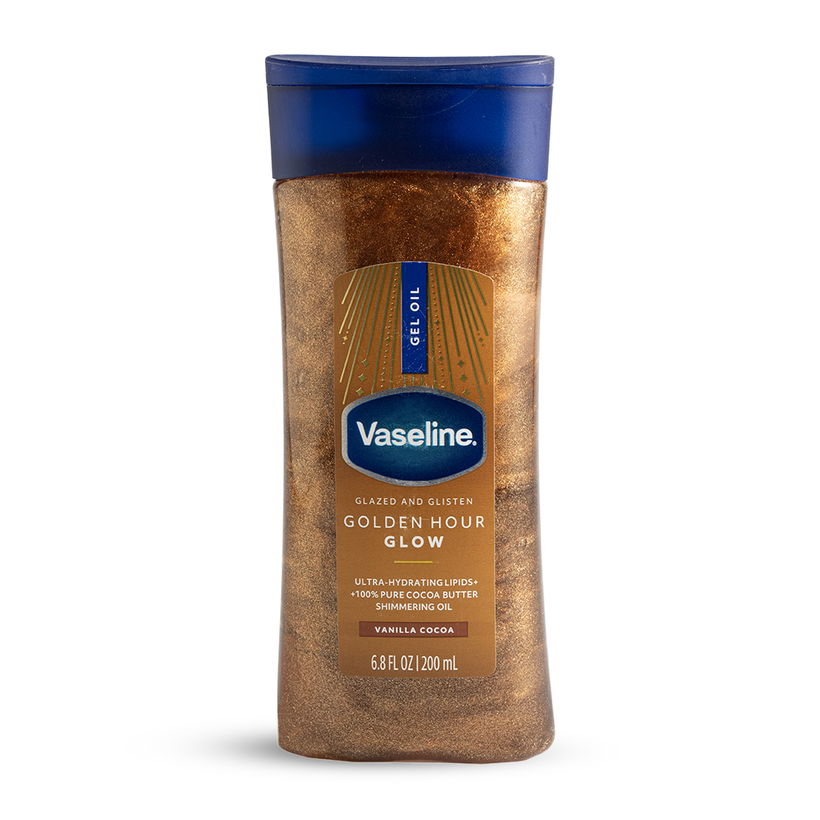 93eaaf5edd3543228dd4cf508dea4928-4.jpg ژل روغن براق کننده بدن مدل Golden Hour Glow Vanilla Cocoa حجم 200 میلی لیتر